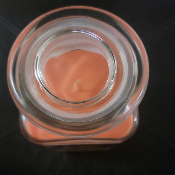 Entice Aromas Limited Edition Apple Peach Medley 16oz Glass Jar Candle - Picture 4 of 7